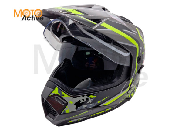 Шлем AiM JK802S Yellow/Grey/Black